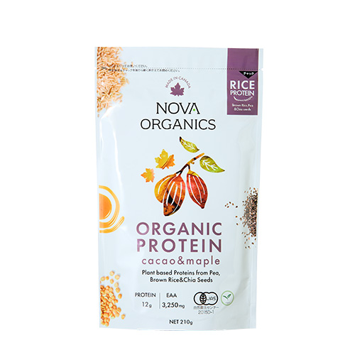 オーガニックプロテインカカオ＆メープル210g