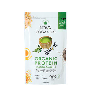 オーガニックプロテイン抹茶＆バニラ210g