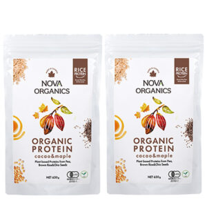 【定期便】オーガニックプロテイン カカオ&メープル 630g 2袋セット